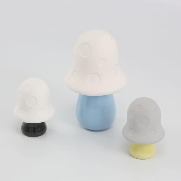 China Customized Mushroom Style Ceramic Scent Diffuser With Natural Fragrance Oil factory