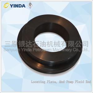 China Blackened Mud Pump Locating Plate For Fluid End 45 Steel Tempered To 217-255HB factory