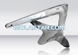 China Molastar New Style Steel Boat Bruce SS Anchor Offshore Anchor Easy Handling Steel Anchor For Marine factory