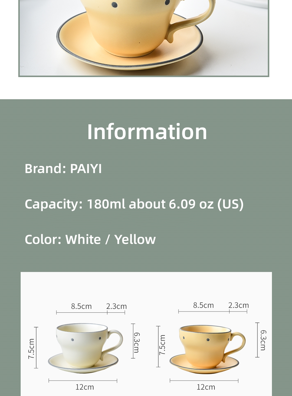 Stocked Ceramic Cups Saucers Ceramic Stoneware Coffee Mug And Saucer Set For Tea