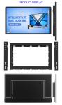 65 75 85 Inch Floor Standing Double Side Interactive Outdoor Bank Digital