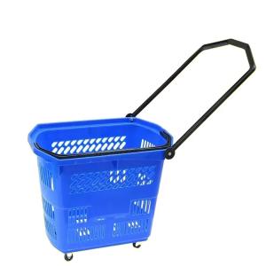 China Large Supermarket Shopping Basket Plastic Convenience Store Basket factory