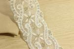 Crochet Ivory Lace Ribbon Multi Creations 23mm Width Bugles Equipped
