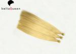Long Lasting 613# Golden Blonde Flat Tip Hair Extensions With Full Ending