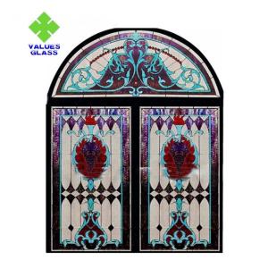 China Church Stained Glass Decorative Panels 780x962mm Regular Size CE Certificated factory