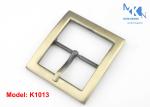 Square Simple Belt Buckles , Replacement Belt Buckle Anti - Brass Color