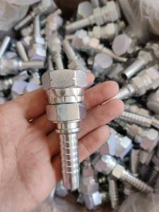 China Carbon Steel Raw Material Forklift Reusable Hydraulic Hose Fittings Female Male Hydraulic Hose Ferrule Fittings factory