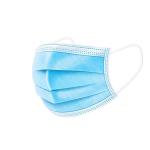blue color ce certified disposable 3 ply earloop non woven face mask