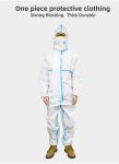 Breathable Disposable Medical Gowns Siamese Safety Suit Anti Virus Protective