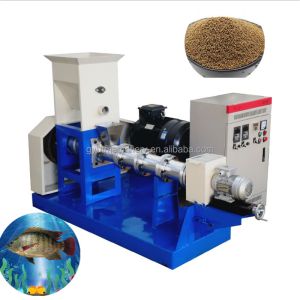 China UT Machinery 100-150 Kg Per Hour Diesel Engine Floating Fish Feed Pellet Extruder Made on sale