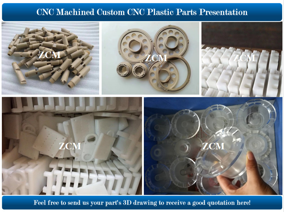 ±.0.05mm 122mm Length CNC Plastic Machining