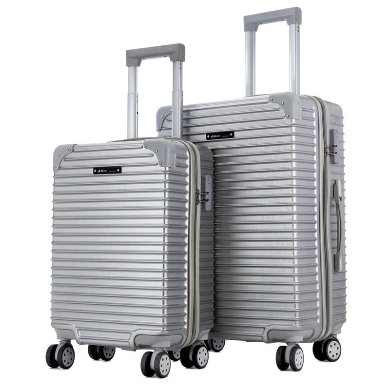 210D Lining Silver ODM Carry On Trolley Luggage