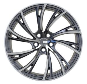 China Brushed Black One Piece Forged Wheels Multi Spoke 20x10 factory