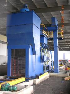 China Industrial Steel shot blasting equipment for blasting of H beams , Angles and flat factory