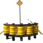 Straight Barrier Traffic Guardrail Roller for Roadway Safety ISO Certified and