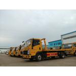 EURO 5 Second Hand HOWO Tow Truck Wrecker 4*2 Wrecker Truck 75 Ton Rotator