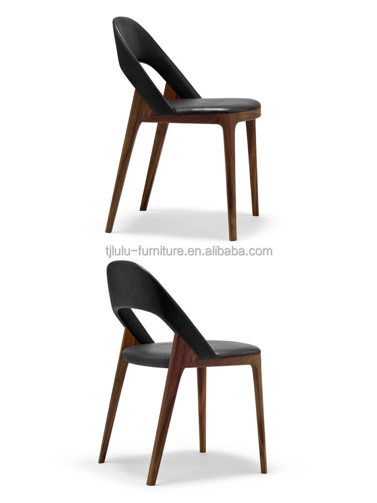 Modern Nordic Wood Chair for Furniture Design Restaurant Upholstered Dining