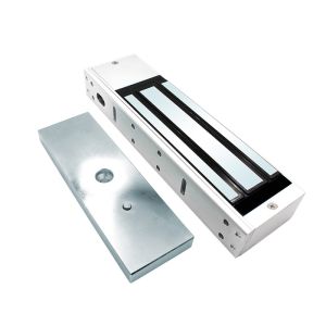 China 500KG/1200LBS Surface Mount Electromagnetic lock with RED/Green LED light(Lock status monitoring),with Time Delay. factory