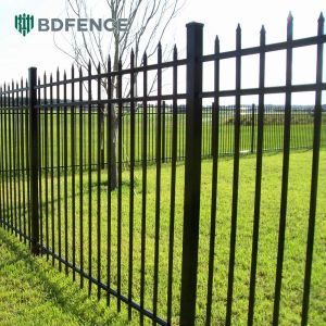 Anti-Theft Tubular Steel Fence Secure Perimeter