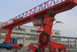 China Working Duty A5 20T Rail Mounted Gantry Crane Heavy Duty factory
