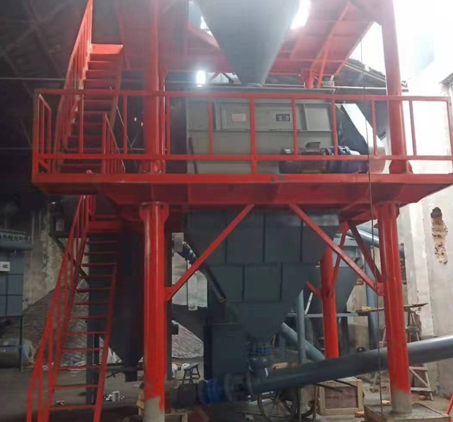 High Output Dry Mortar Equipment 5kW Small Dry Mortar Batching Plant