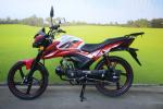 110cc Sport 12L Fuel Tank Matte Black Street Bike With Footrest Front Bumper