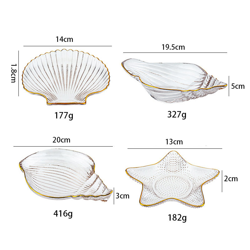 Candy Marine Biological Modeling Glass Tableware