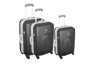 China Waterproof ABS Lightweight Hard Luggage Sets Carry On 20 / 24 / 28 Inch Iron Framed factory