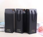Manufacturers customized wine gift box single wine gift box custom window wine