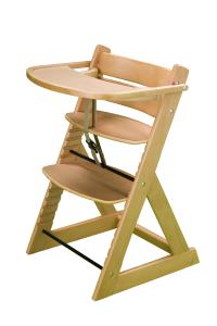 China beech baby high chair E1 standard factory