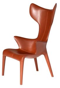China Driade - Philippe Starck - Lou Read Leather Armchair factory
