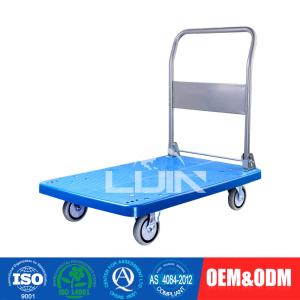 China 200 - 250Kg Loading Platform Hand Trolley / flatbed hand truck factory