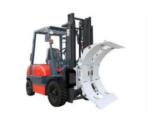 China Diesel Power Forklift Accessories Paper Roll Clamp Rotating Cascade 1.8m factory