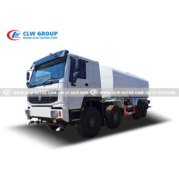 China 20m3 RHD Howo Water Bowser Truck Greening Watering Truck factory