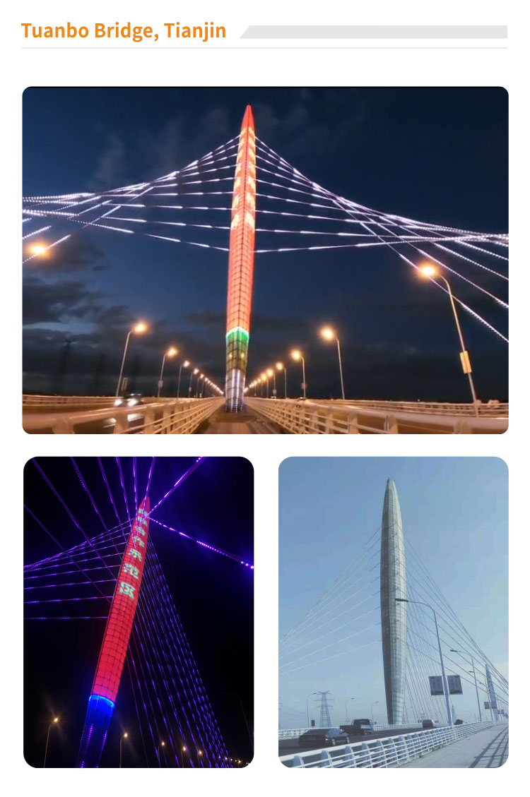 IP67 LED Pixel Screen 20mm Pixel Pitch for Large Area Media Facade Lighting