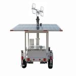 Structural Stability Mobile Solar Light Tower High Brightness Lighting Trailer