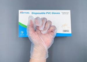 China Elongation : ≥300% Disposable PVC Glove Resistance to Chemical factory