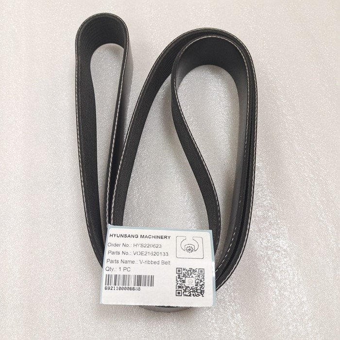 Excavator Parts V Ribbed Belt VOE21620133 VOE 21620133 21620133 For EC240