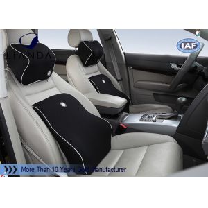 Velvet Auto / Memory Foam Car Seat Lumbar Support Cushion With Elastic Strap