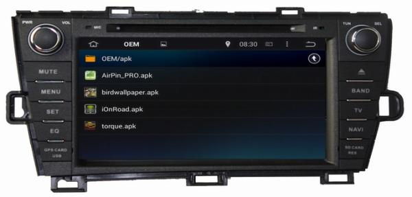 Ouchuangbo Car Radio GPS Media DVD Player for Toyota Prius 2009-2013 (Right)