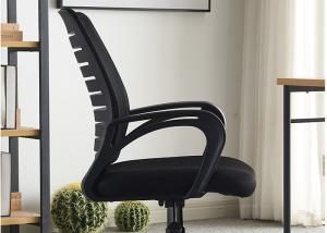 China Waterfall Seat Edge Lightweight Upholstered Office Chair factory