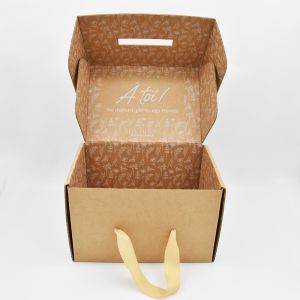 China Craft Corrugated Shoe Box on sale