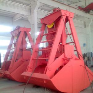China 0.45~6m2 Excavator Grab Grapple Bucket Rotating Hydraulic Construction Machinery Parts factory