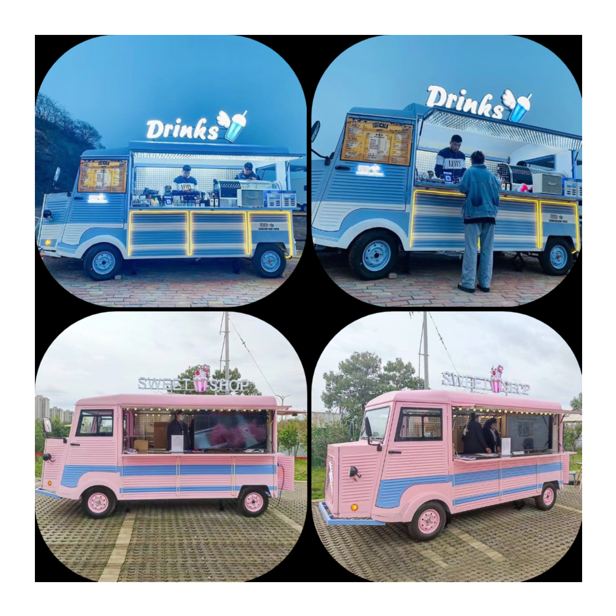 Soybean Street Food Mobile Electric Food Truck with 40kms per hr Speed from WE CARE