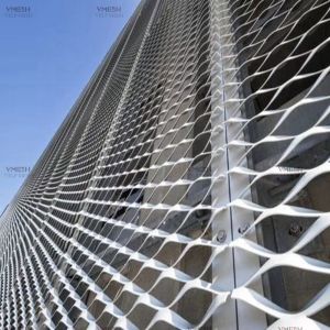 Aluminum Expanded Metal Mesh 4x8 Feet Small Hole Diamond Pattern