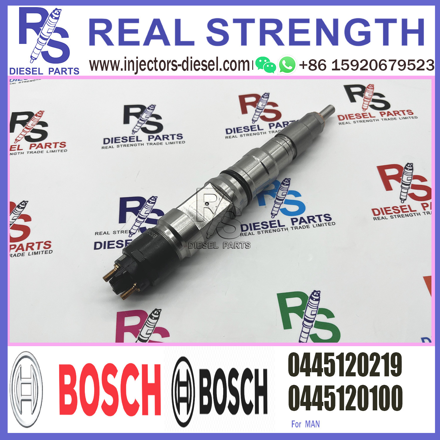 MAN BOSCH Diesel Injector 0445120219 0445120100 0445120275 51101006127