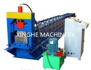 China Square Pipe Cold Roll Forming Machines Color Steel Galvanized Downwater Rain Gutter factory