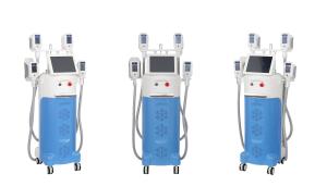 China 4 handles fat freeze cool shaping slimming machine system beauty salon body slimming machine factory