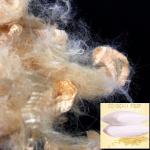 100% Natural Soybean Protein Fiber Milk Protein Fiber For Spinning