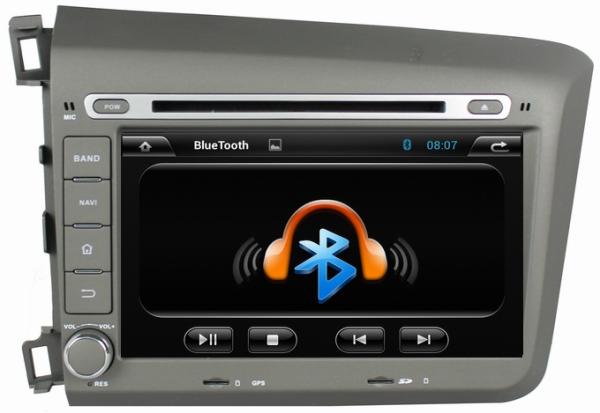 Ouchuangbo Car Radio 3G Wifi USB DVD Player for Honda Civic 2012 Android 4.2 GPS